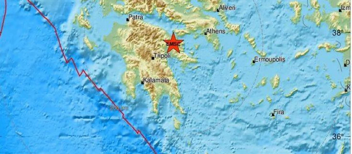 Σεισμική δόνηση 3,7 βαθμών της κλίμακας Ρίχτερ στην Κόρινθο